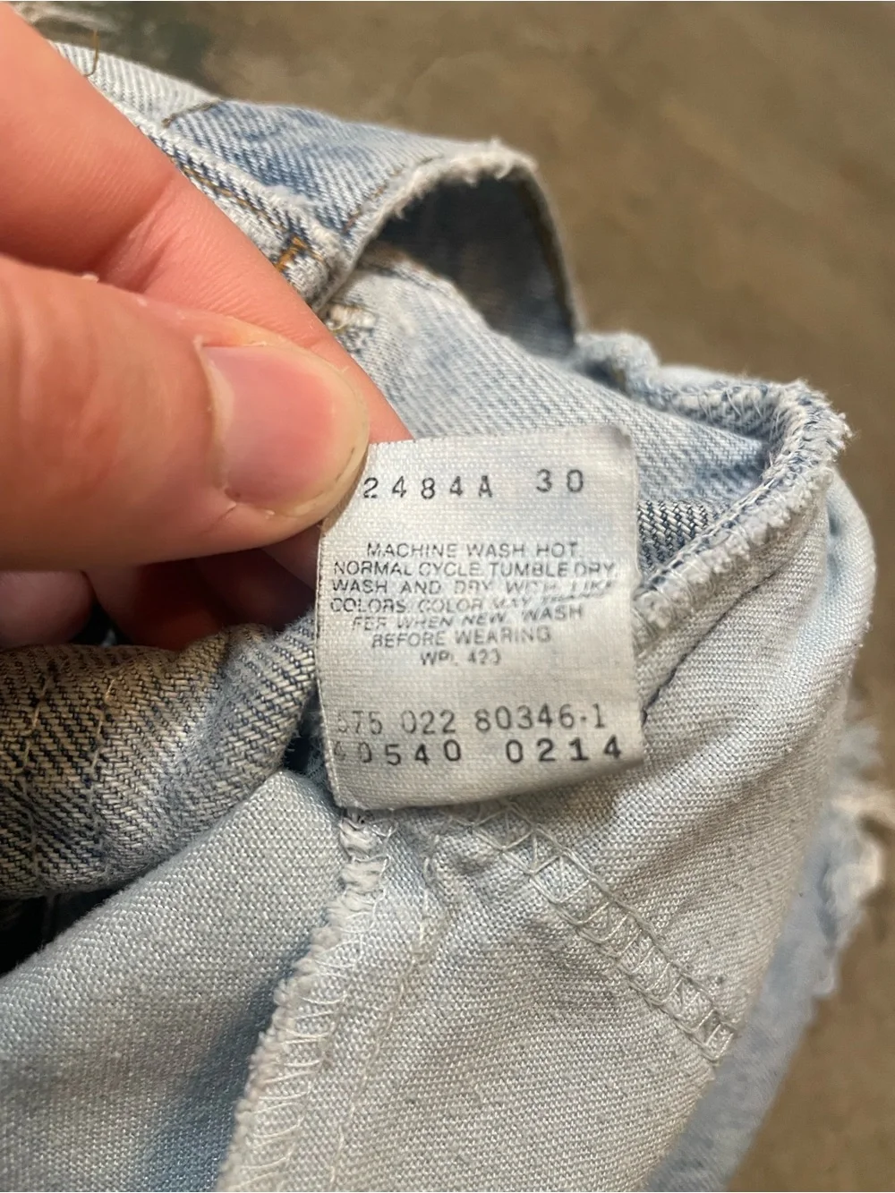Vintage 90s Levi's Custom Jean Shorts